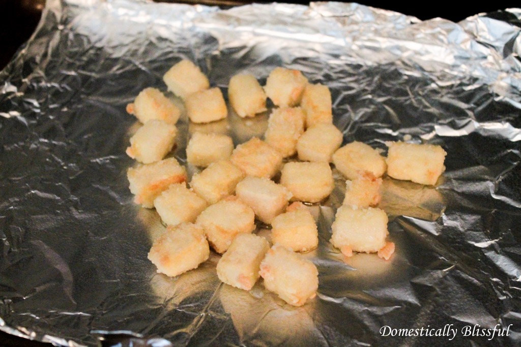 Bake the tofu