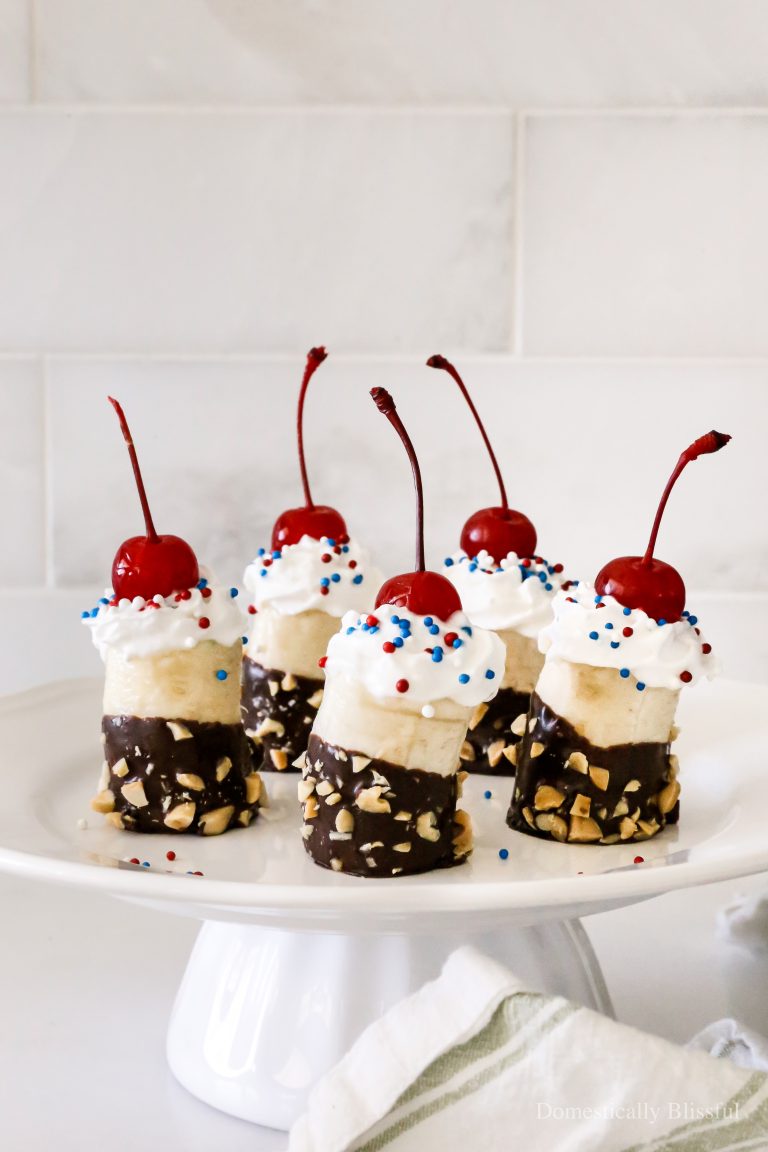 Banana Split Bites are a quick and easy dessert that the whole family will love.