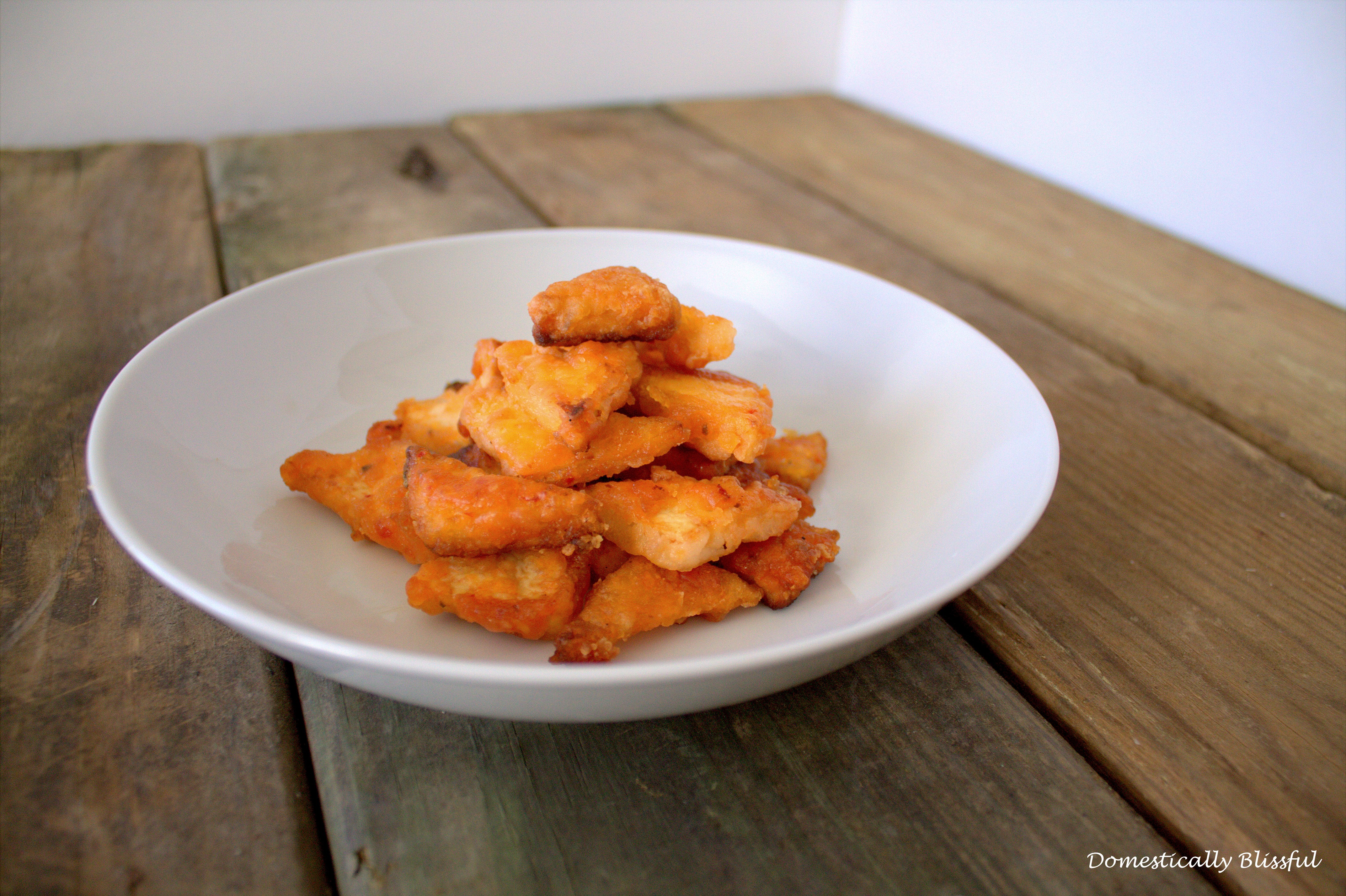 Crispy Tofu made with cornstarch
