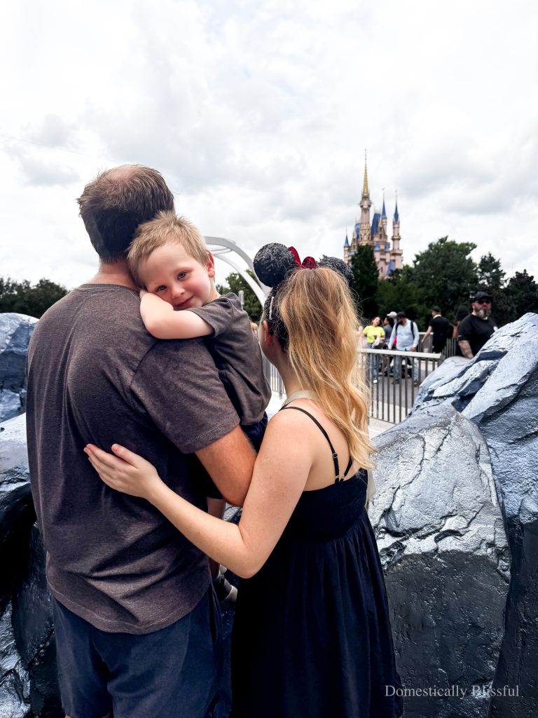 These are some of my favorite Less Crowded Castle Photo Spots at Magic Kingdom with tips on getting less crowded photos!