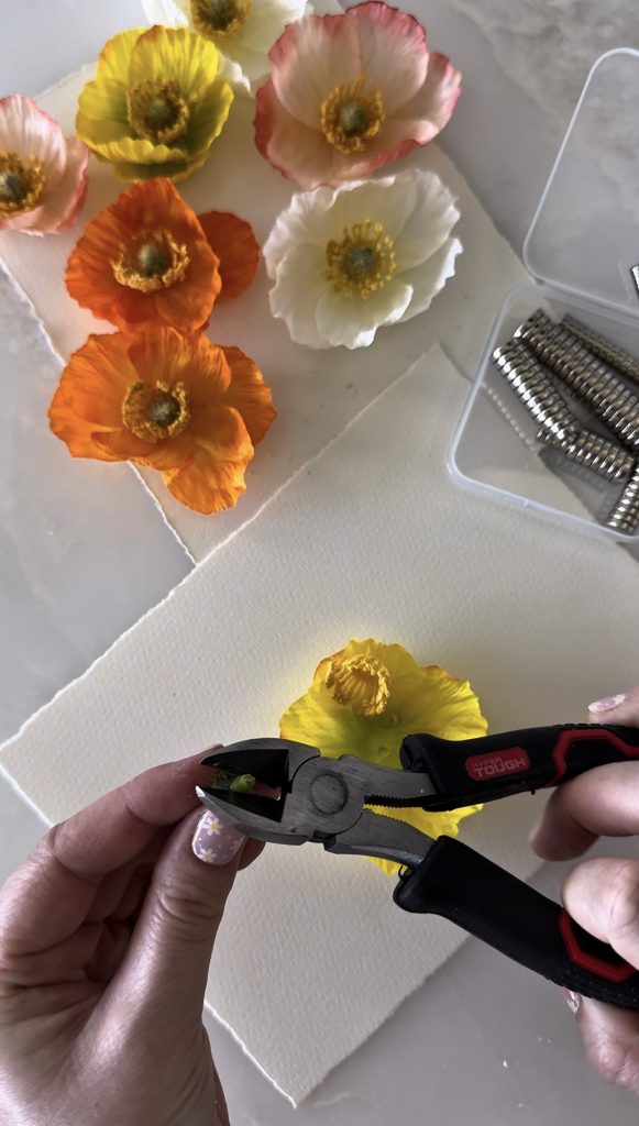 These DIY Flower Magnets are a fun and easy way to create spring magnets to decorate your fridge or school locker.