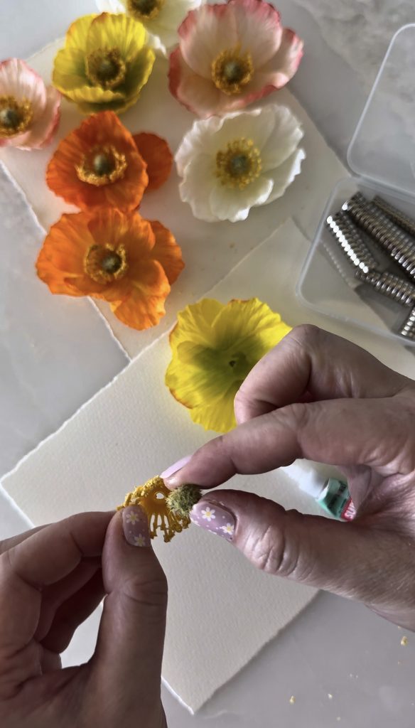 These DIY Flower Magnets are a fun and easy way to create spring magnets to decorate your fridge or school locker.