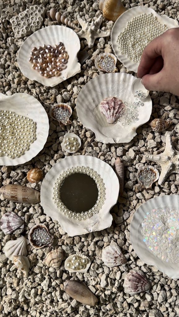 This DIY Mermaid Seashell Compact is the most fun beach craft that you can enjoy using all summer long.