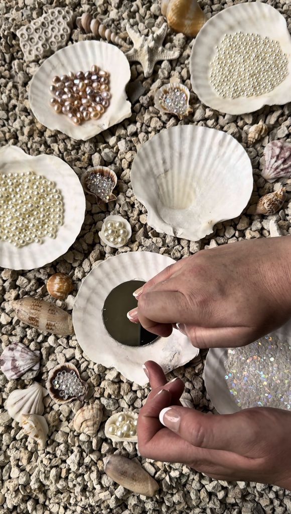 This DIY Mermaid Seashell Compact is the most fun beach craft that you can enjoy using all summer long.