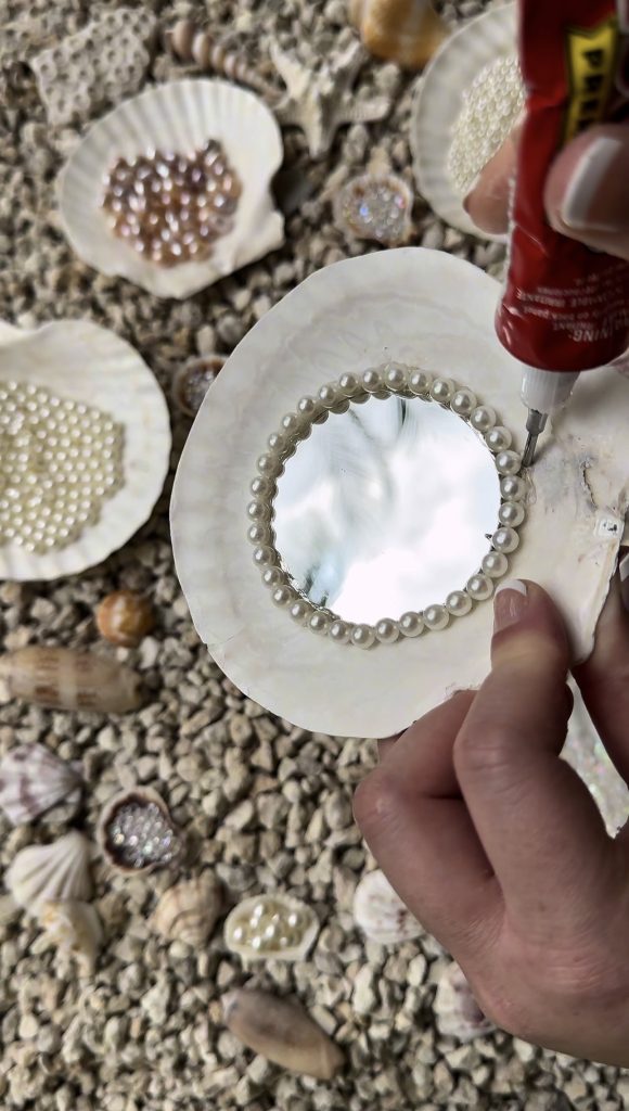 This DIY Mermaid Seashell Compact is the most fun beach craft that you can enjoy using all summer long.