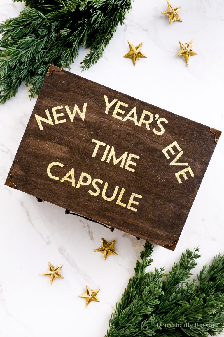 This DIY New Year's Eve Time Capsule is a fun new family tradition you can enjoy each year on the last day of the year.
