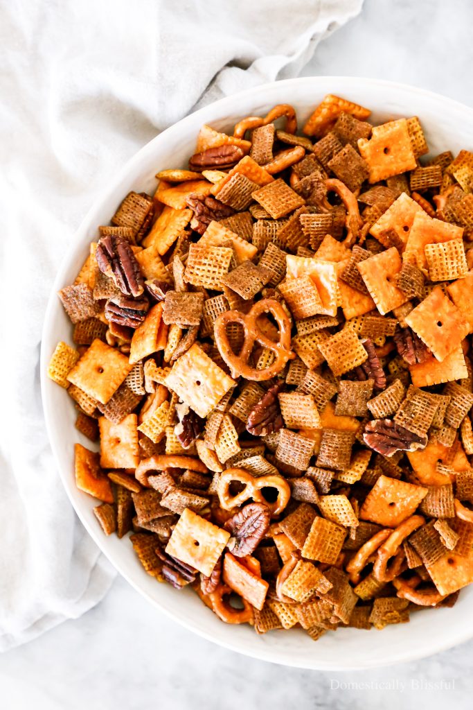 This is a super easy Extra Seasoned Chex Mix recipe your whole family will love!