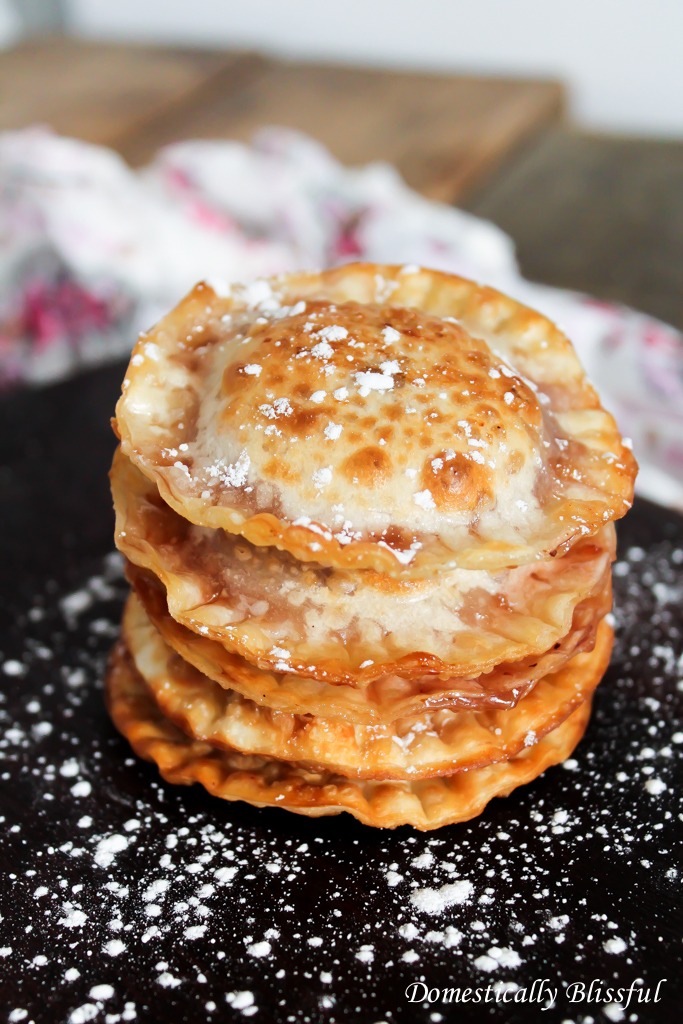 Fried PB & J Wontons