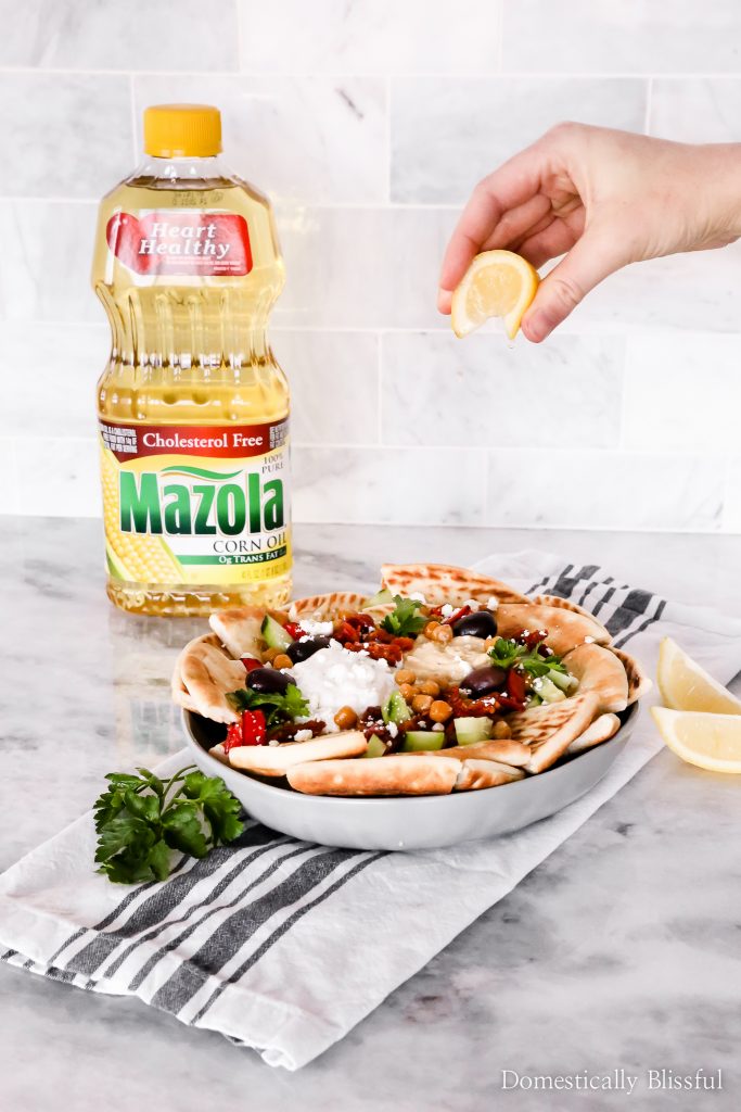 These Healthy Greek Nachos are a fun and simple dinner solution full of fresh ingredients and flavor!