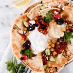 These Healthy Greek Nachos are a fun and simple dinner solution full of fresh ingredients and flavor!