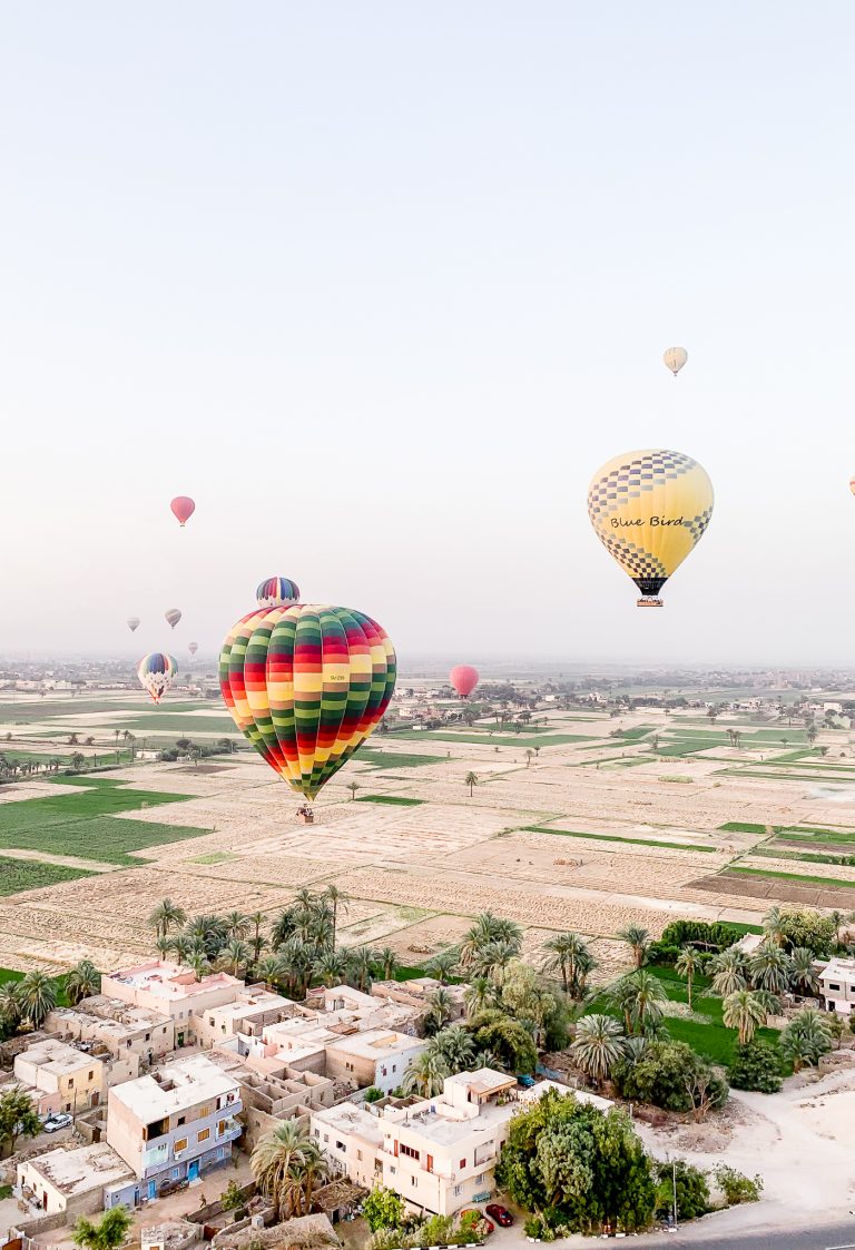 5 things you need to know before booking a Luxor Egypt Hot Air Balloon Experience.