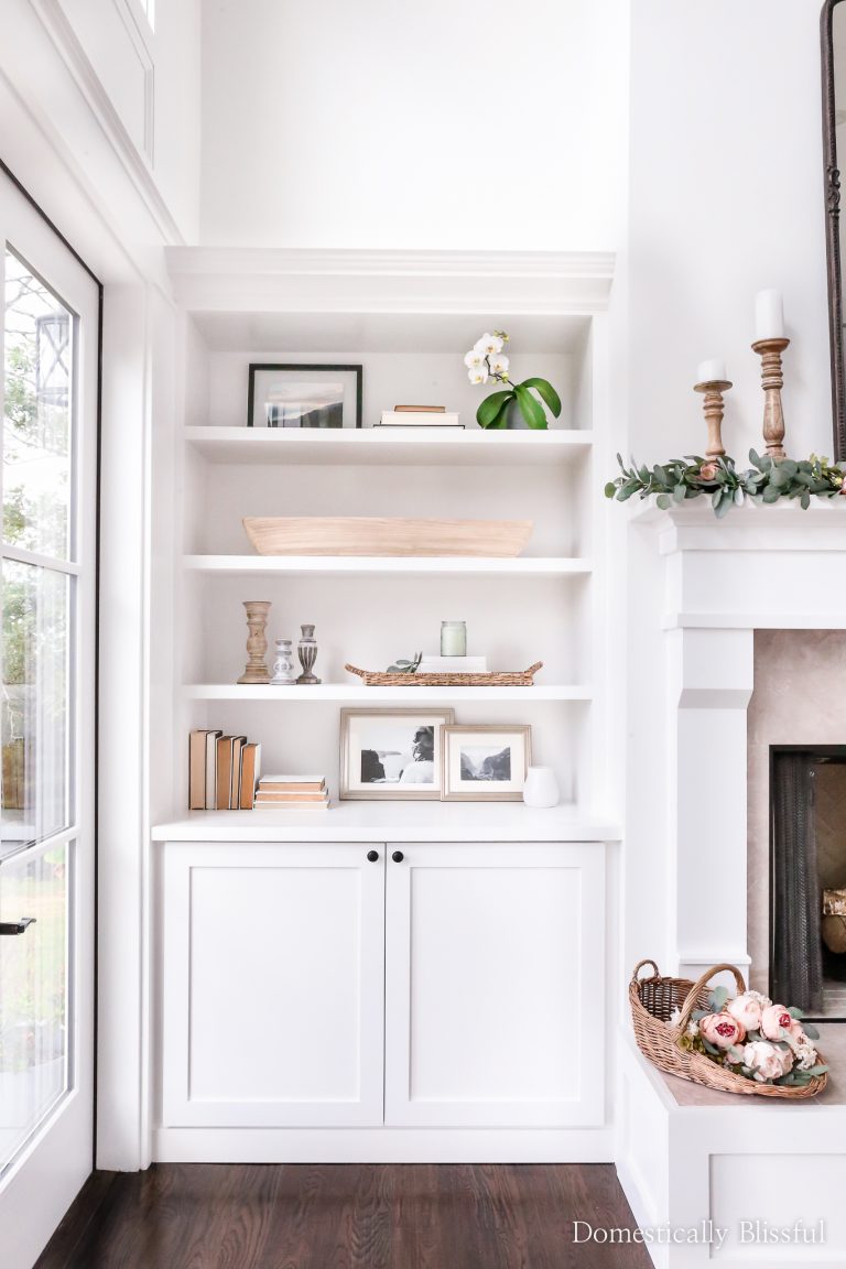 This tutorial for DIY Living Room Built-Ins will help you create your dream built-in bookshelves for your living room or family room space.