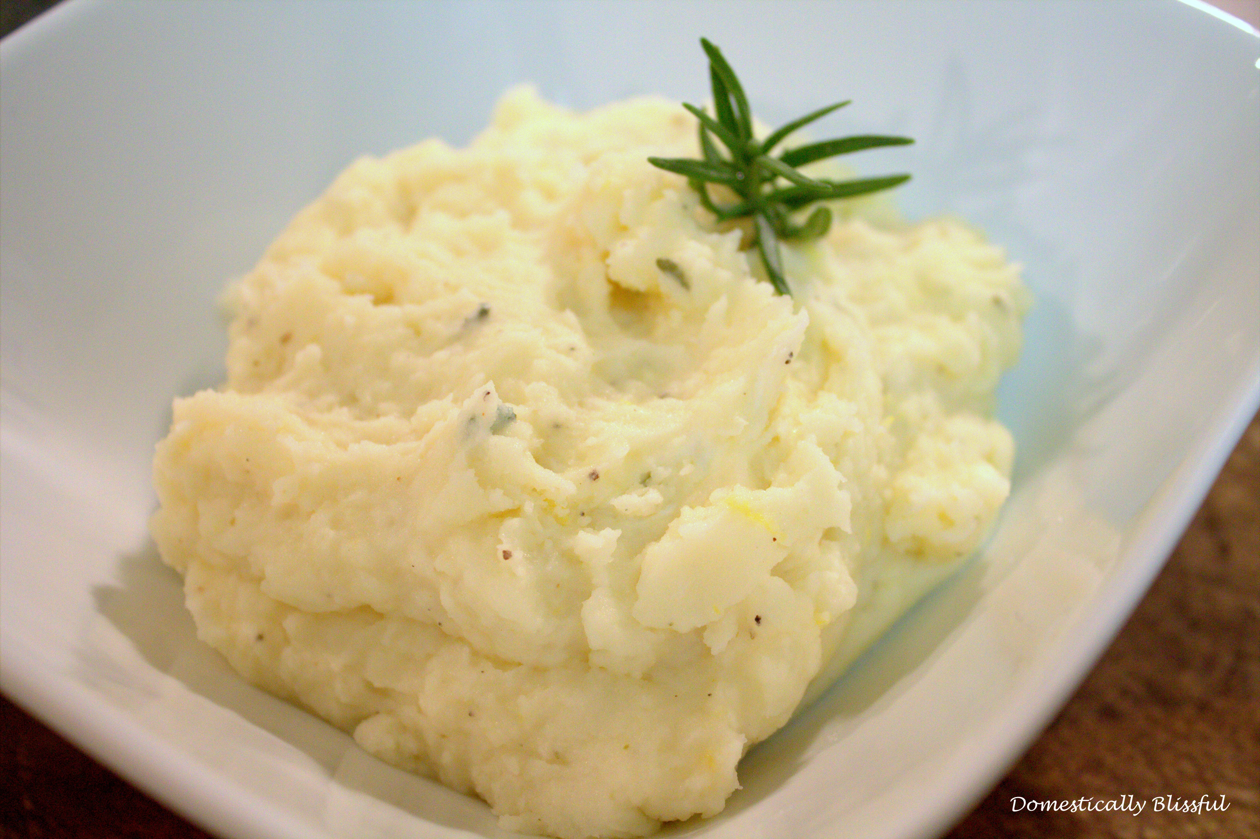 Lemon Rosemary Mashed Potatoes