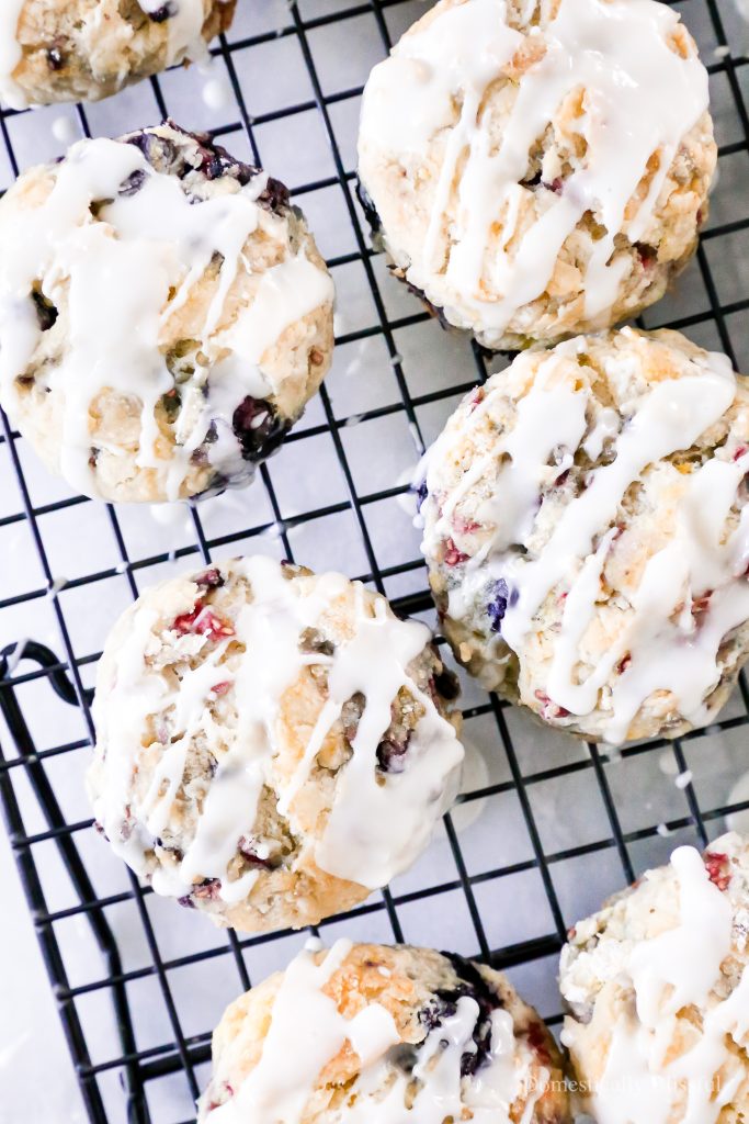 These Lemon Berry Biscuits are the perfect sweet summer biscuit for breakfast, brunch, or even dessert! 