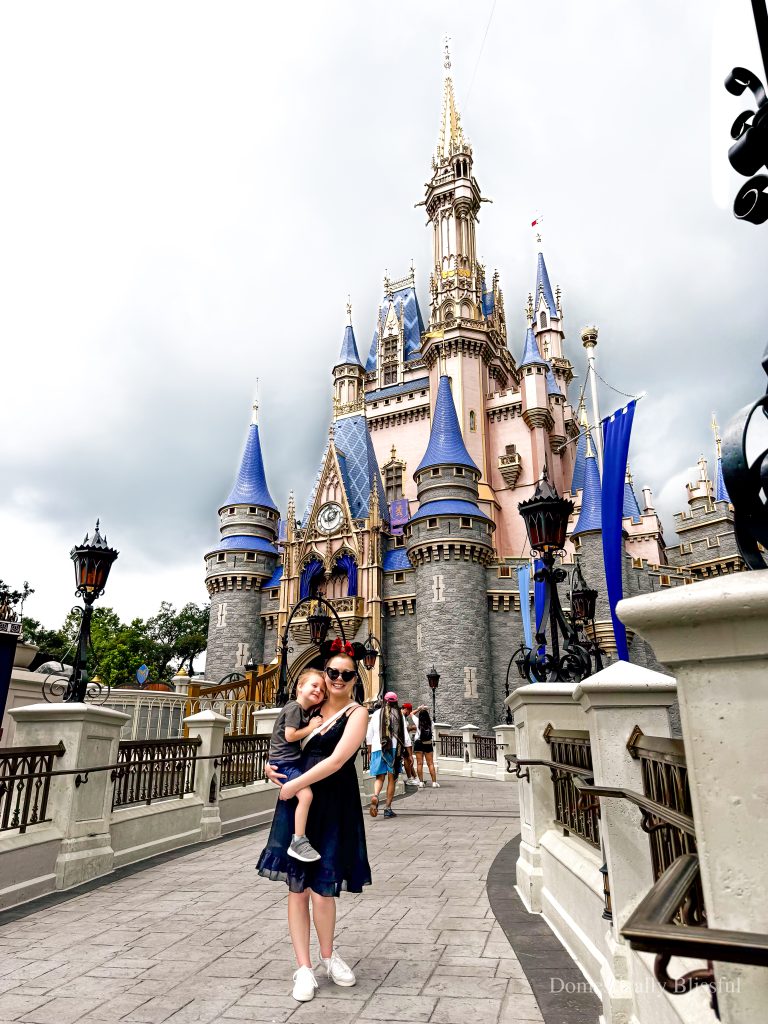 These are some of my favorite Less Crowded Castle Photo Spots at Magic Kingdom with tips on getting less crowded photos!