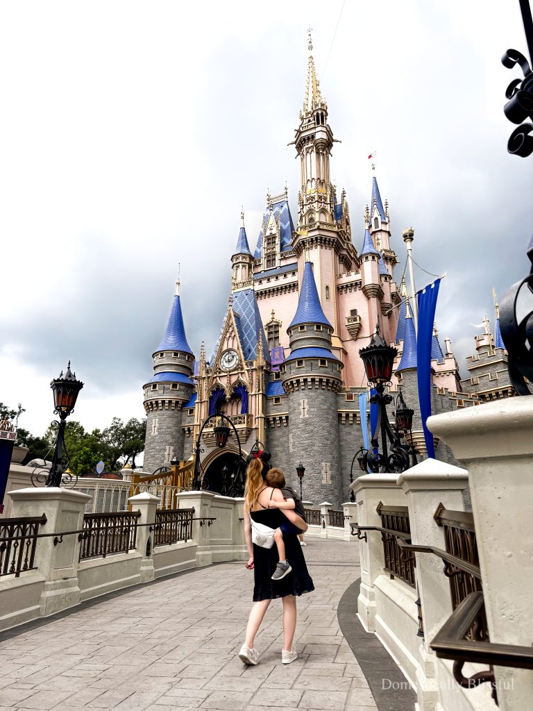 These are some of my favorite Less Crowded Castle Photo Spots at Magic Kingdom with tips on getting less crowded photos!