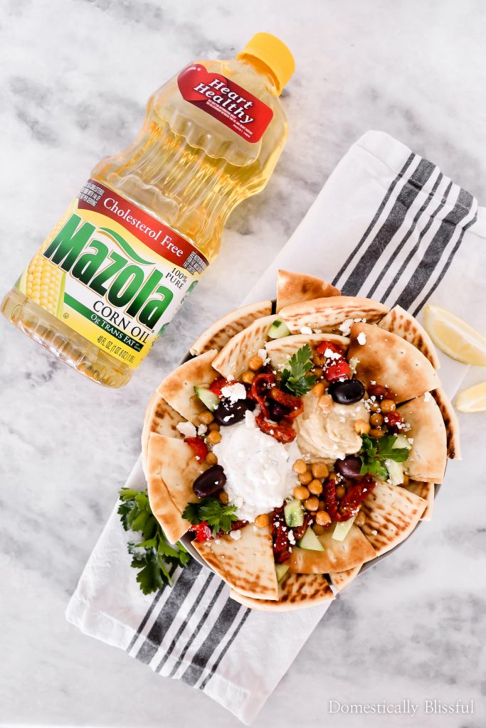 These Healthy Greek Nachos are a fun and simple dinner solution full of fresh ingredients and flavor!