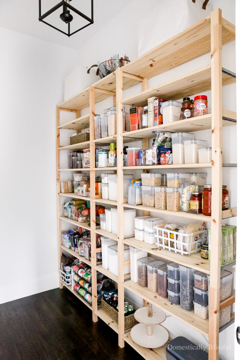 Simple Pantry Organization tools and tips to help you organize your pantry and not waste food.