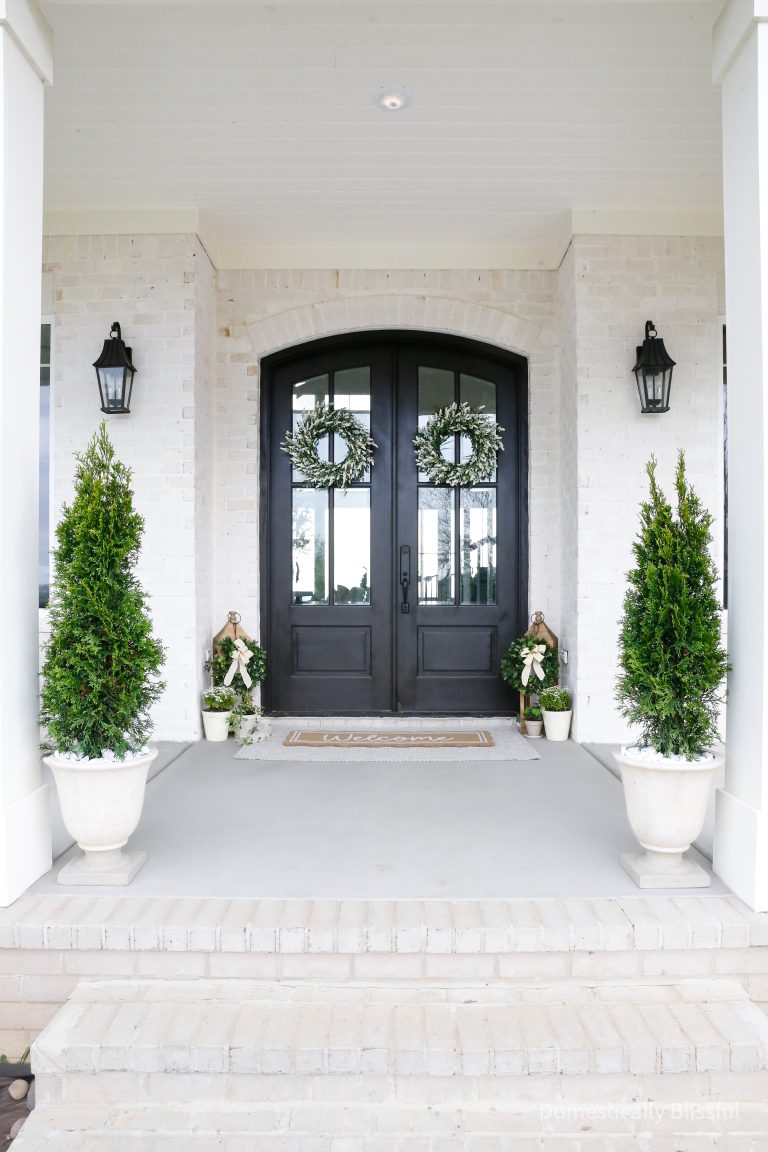 A quick and easy Temporary Outdoor Planter Trick for enjoying new plants on your porch each season.