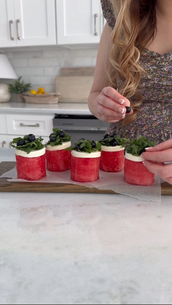 These Watermelon Salad Cupcakes are a fun and delicious way to enjoy a few of your favorite summer flavors!