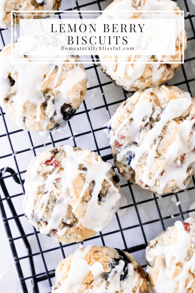 These Lemon Berry Biscuits are the perfect sweet summer biscuit for breakfast, brunch, or even dessert! 