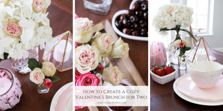 Valentine's Day is just around the corner! Here are 5 quick & easy tips on how to create a cozy Valentine's brunch for two.