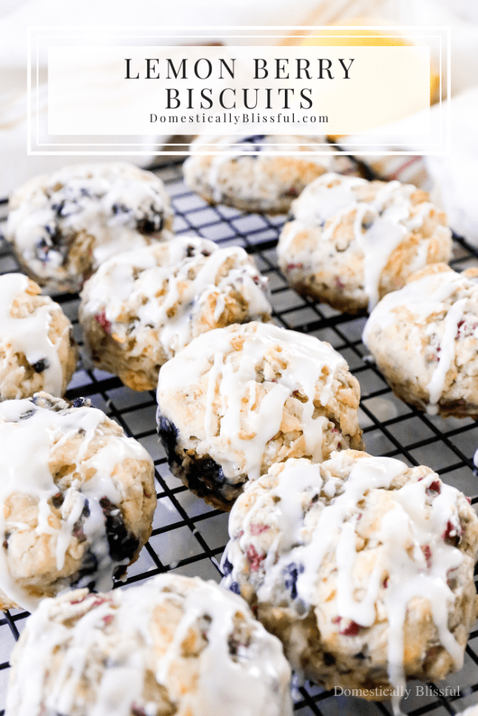 These Lemon Berry Biscuits are the perfect sweet summer biscuit for breakfast, brunch, or even dessert! 