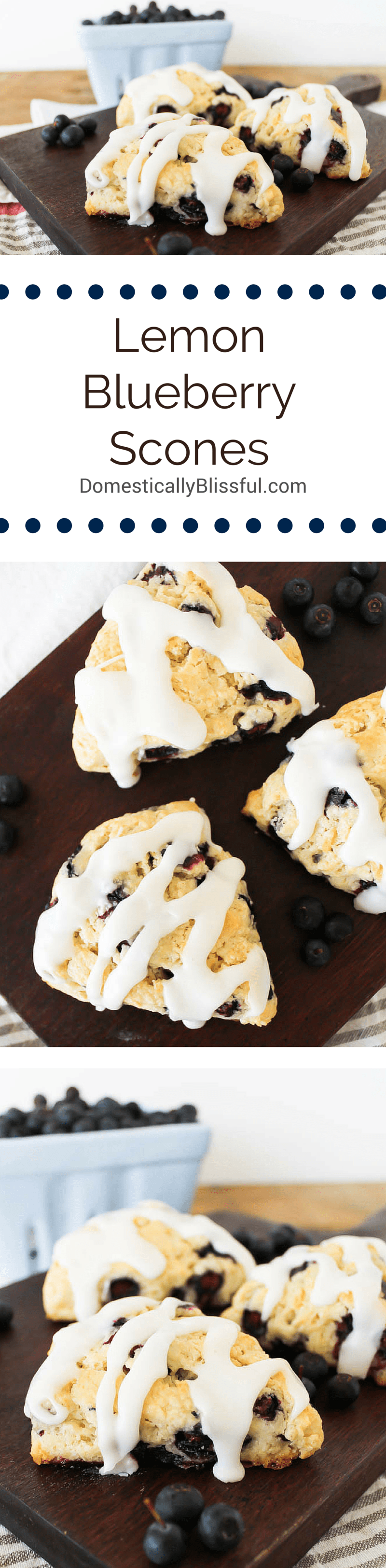 Lemon Blueberry Scones